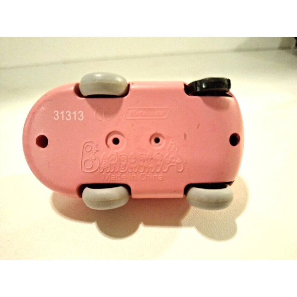 Barbapapa Driving Pink Car 3" Vintage Missing 1 Wheel Motorama Toy Vehicle - Picture 8 of 13